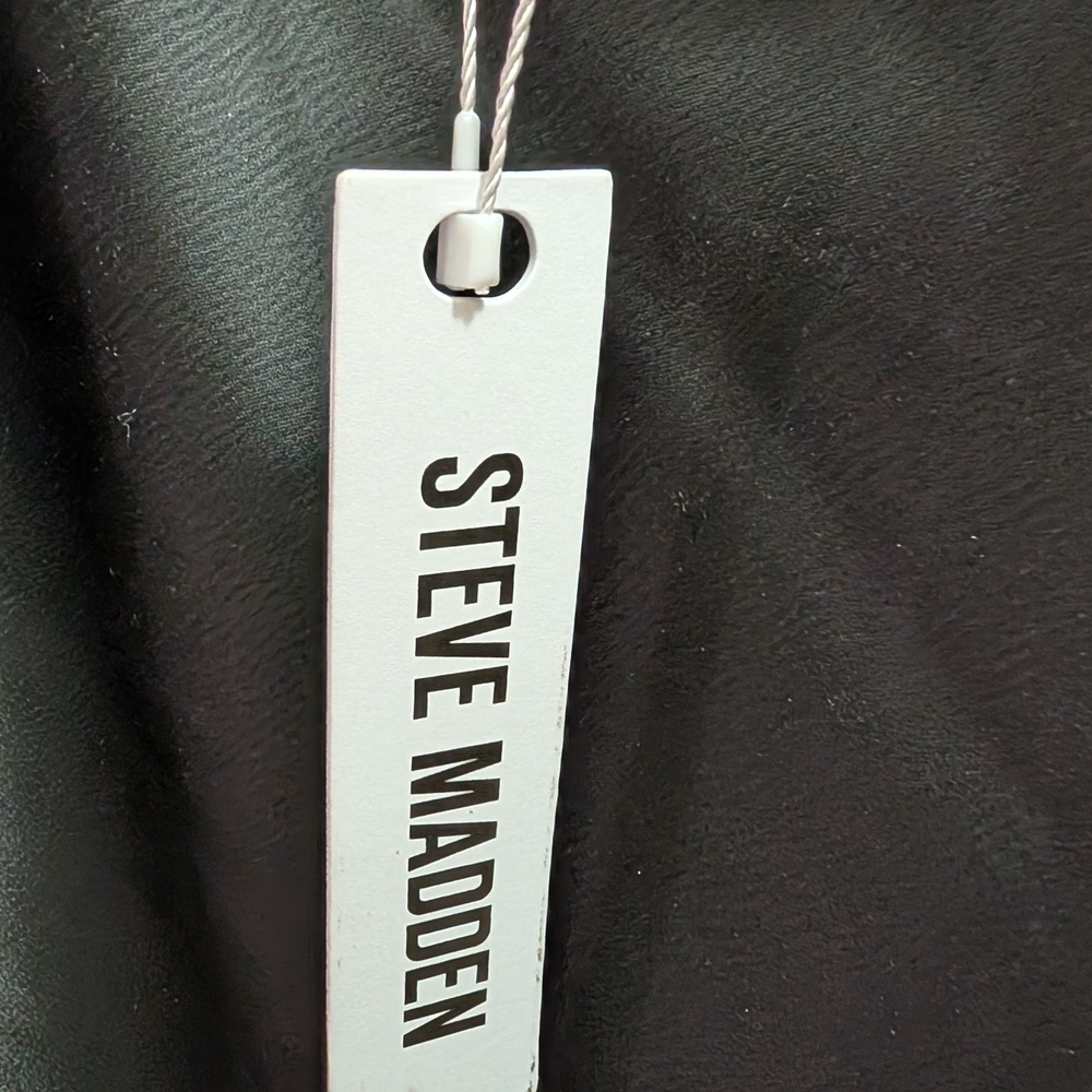 Steve Madden Black Chemise with Lace Trim - Picture 3 of 6